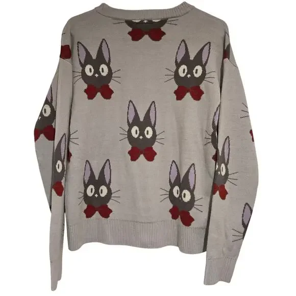 Her Universe Studio Ghibli Jiji Cardigan M Kiki's Delivery Service Anime Kawaii - Picture 3 of 8